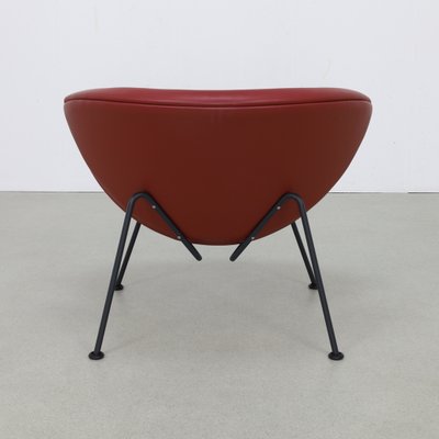 F437 Lounge Chair in Leather by Pierre Paulin for Artifort-RZV-2042184