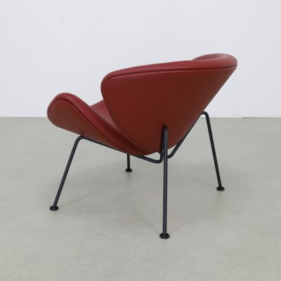 F437 Lounge Chair in Leather by Pierre Paulin for Artifort-RZV-2042184