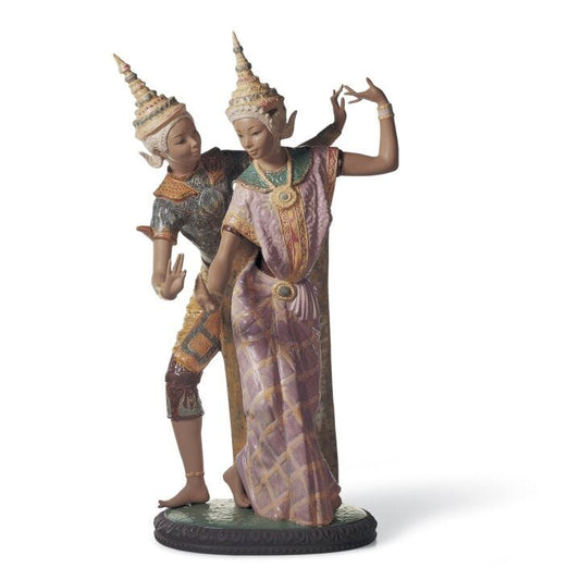 Thai Couple Figurine by Lladró
