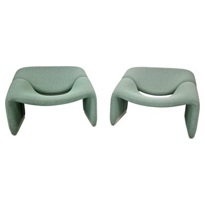 F598 Groovy Armchairs attributed to Pierre Paulin for Artifort, 1972, Set of 2-DT-2026319