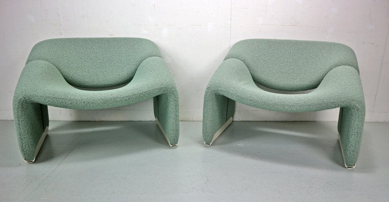 F598 Groovy Armchairs attributed to Pierre Paulin for Artifort, 1972, Set of 2-DT-2026319