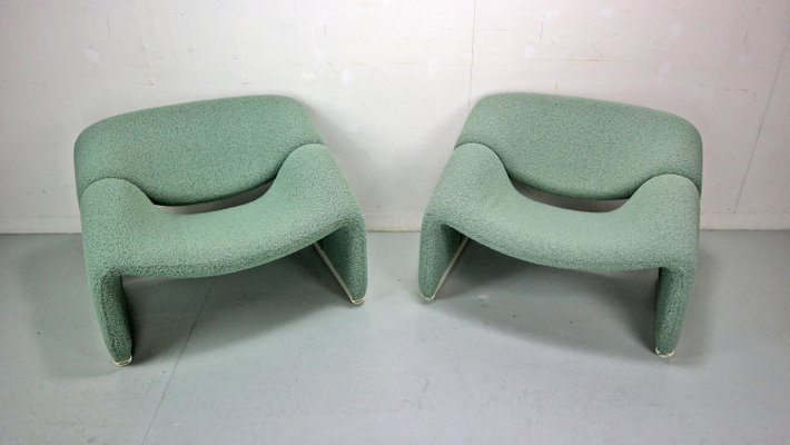 F598 Groovy Armchairs attributed to Pierre Paulin for Artifort, 1972, Set of 2-DT-2026319