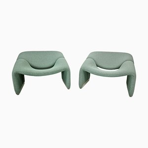 F598 Groovy Armchairs attributed to Pierre Paulin for Artifort, 1972, Set of 2-DT-2026319