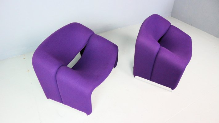 F598 Groovy Armchairs attributed to Pierre Paulin for Artifort, 1990s, Set of 2-DT-2026205