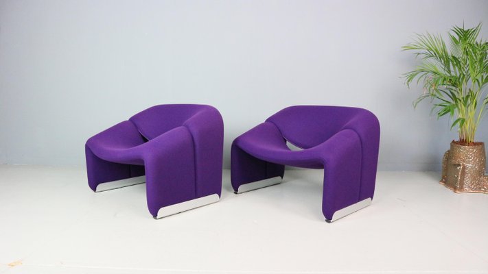 F598 Groovy Armchairs attributed to Pierre Paulin for Artifort, 1990s, Set of 2-DT-2026205