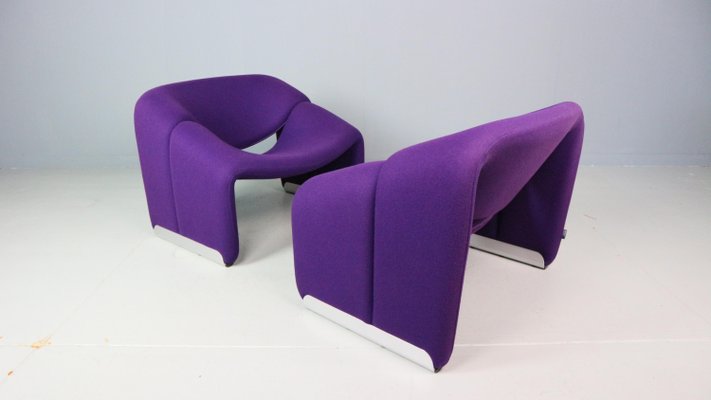 F598 Groovy Armchairs attributed to Pierre Paulin for Artifort, 1990s, Set of 2-DT-2026205