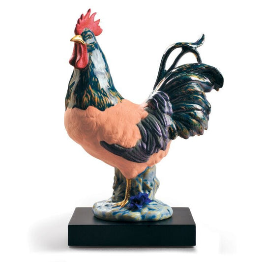 The Rooster Figurine II by Lladró