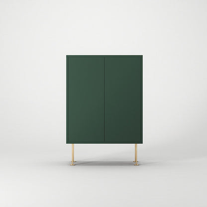 Decotique Vogue Cabinet 64 Green/Brass