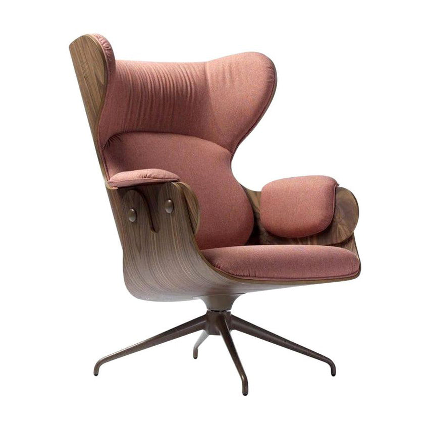 Lounger - High-Back Upholstered Fabric Armchair by Bd Barcelona Design