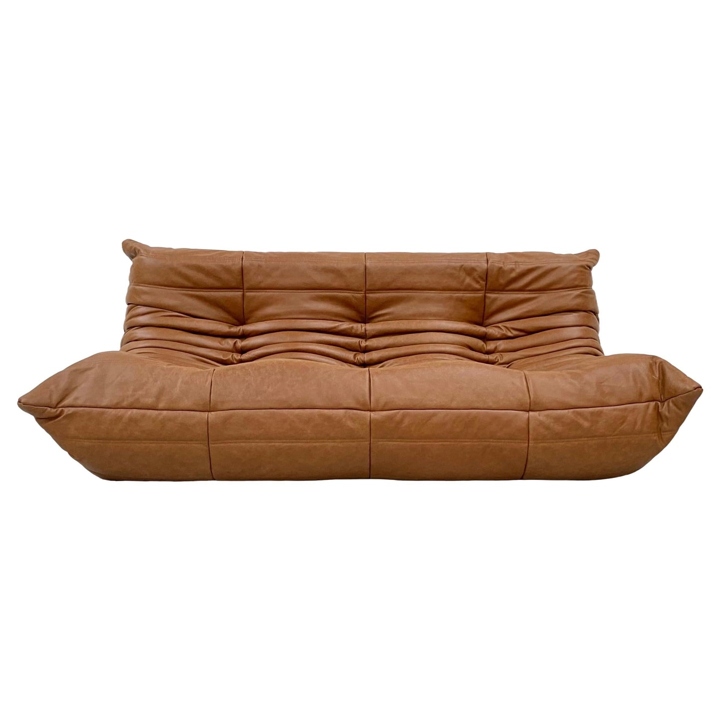 TOGO LARGE SETTEE WITHOUT ARMS - 3 seater leather sofa by Ligne Roset