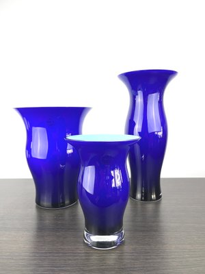 FA Murano Glass Vases by Carlo Nason, Set of 3-QRT-1773650