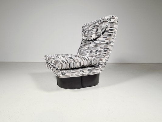 Fabric and Fiberglass Comfort Armchair by T. Ammannati & G.P. Vitelli, Italy, 1970s-UJI-1359943