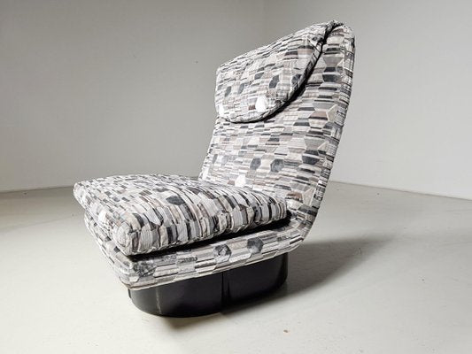 Fabric and Fiberglass Comfort Armchair by T. Ammannati & G.P. Vitelli, Italy, 1970s-UJI-1359943