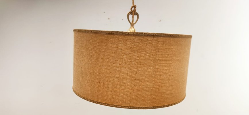 Fabric Color Rope Suspension Light with Gold Silk Cable-QLH-1175110