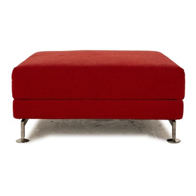 Fabric Sofa and Chaise Lounge in Red from Brühl Moule, Set of 2-RQW-1789453