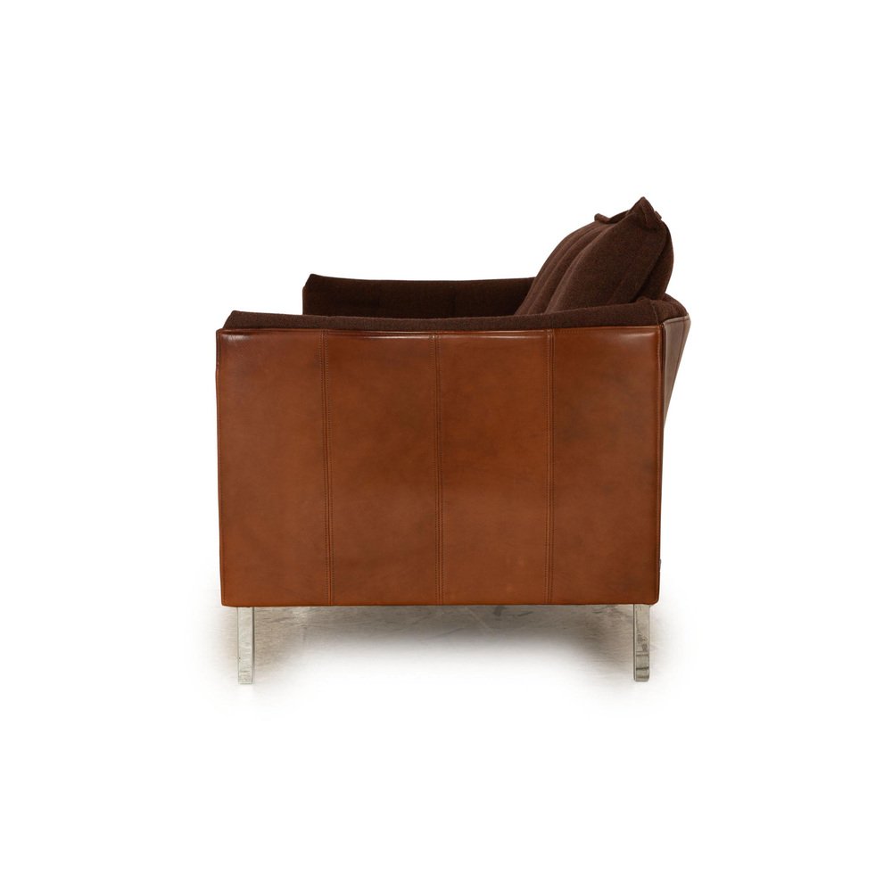 Fabric Three Seater Brown Sofa from Jori Milton