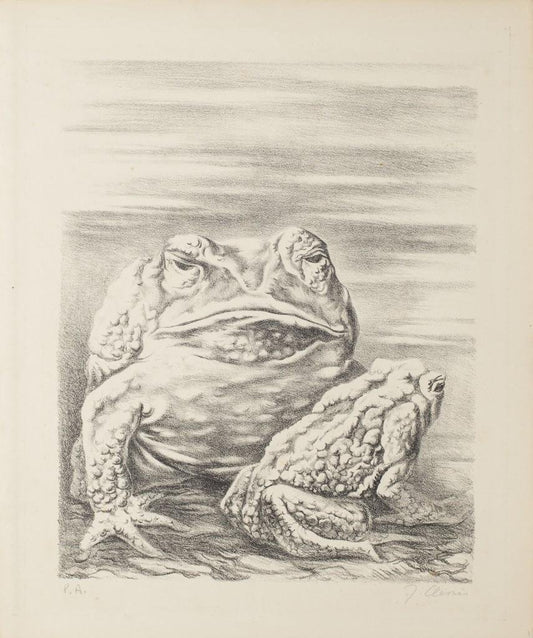 Fabrizio Clerici, the Frogs, 20th Century, Lithograph