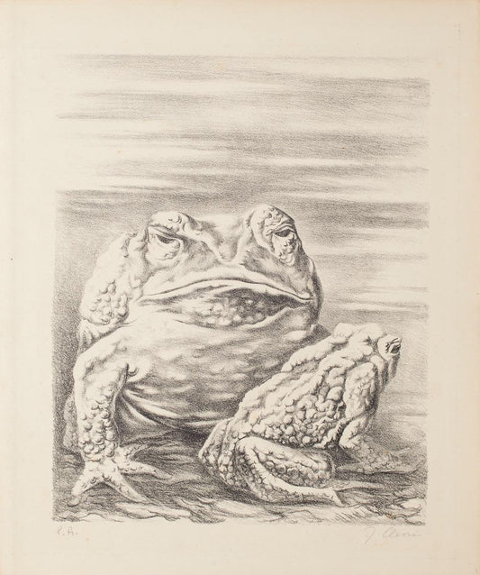 Fabrizio Clerici - The Frogs - Lithograph - 1940 Ca