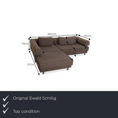 Face Fabric Corner Sofa by Ewald Schillig-RQW-2041470