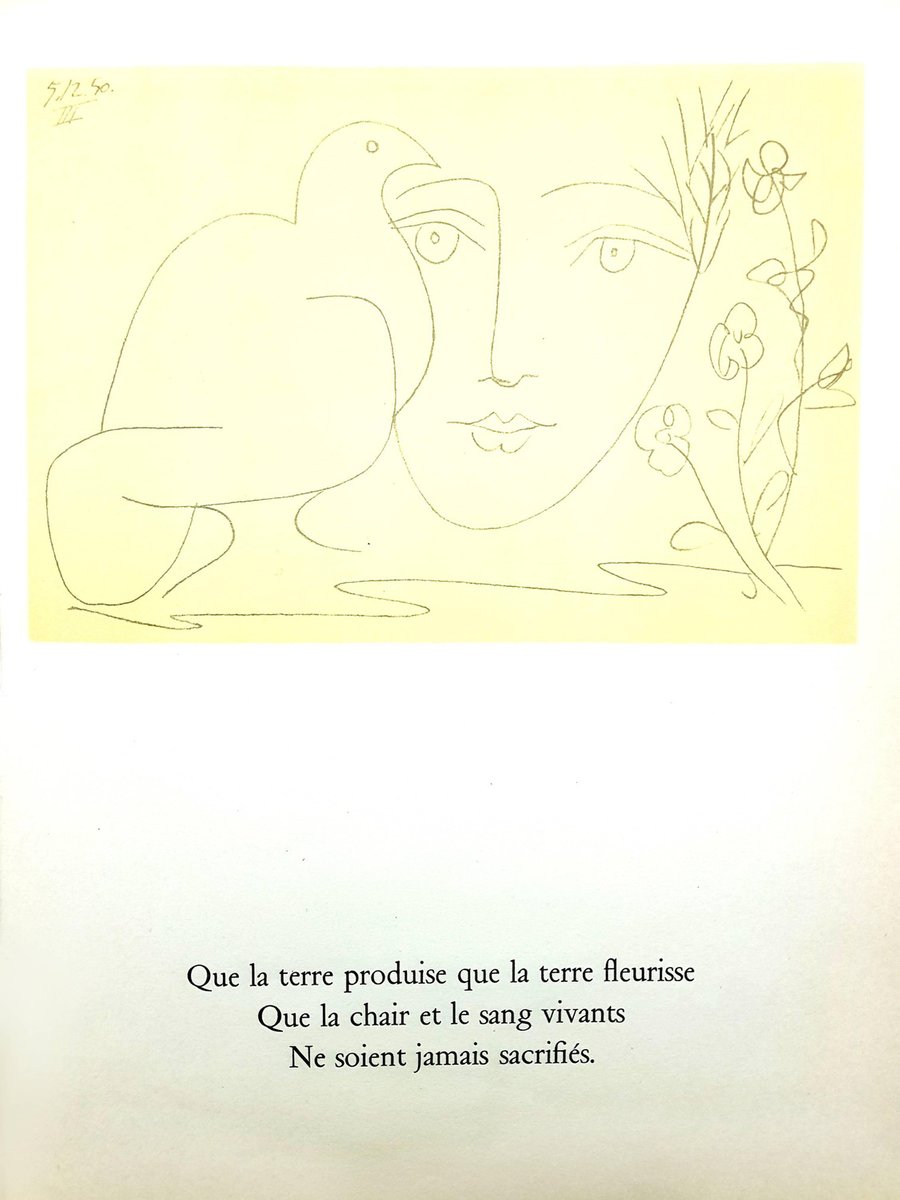 Face of Peace - Lithograph 1951