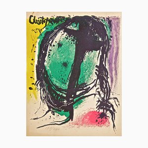 Face - Original Lithograph by J. Cristoforou - 1964 1964-ZCI-755408