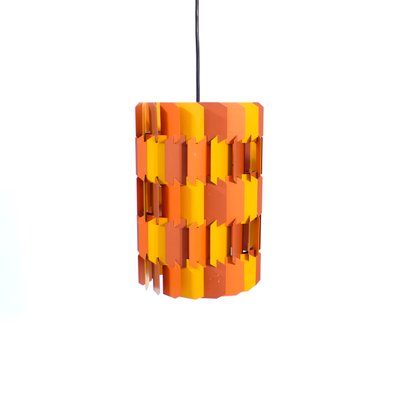 Facet Ceiling Lamp by Louis Weisdorf for Lyfa, Denmark, 1960s-KQ-2020369