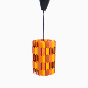 Facet Ceiling Lamp by Louis Weisdorf for Lyfa, Denmark, 1960s-KQ-2020369