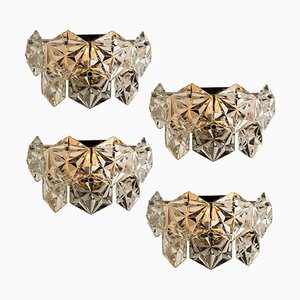 Faceted Crystal and Chrome Sconce by Kinkeldey, Germany, 1970s-VDW-839170