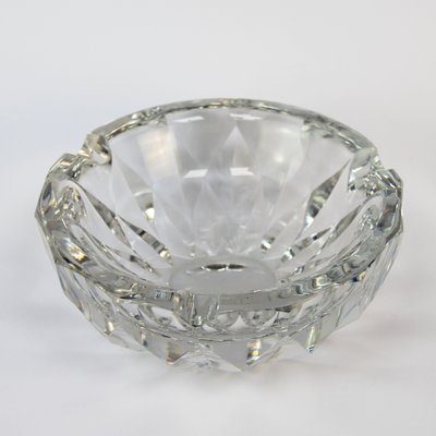 Faceted Glass Ashtray from Val Saint Lambert, 1960s-NE-1229372