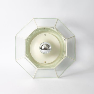 Faceted Glass Wall or Ceiling Lamp from Glashütte Limburg, 1980s-IXK-1354522