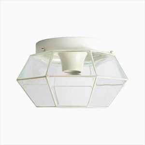 Faceted Glass Wall or Ceiling Lamp from Glashütte Limburg, 1980s-IXK-1354522