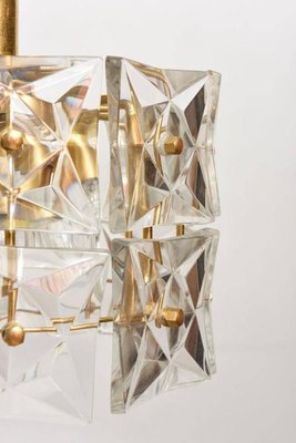 Faceted Two-Tier Crystal Chandelier from Kinkeldey, 1970s-KL-620299