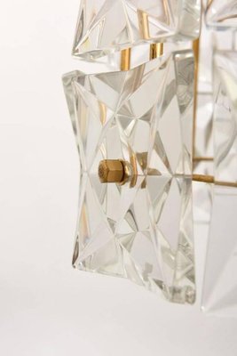 Faceted Two-Tier Crystal Chandelier from Kinkeldey, 1970s-KL-620299