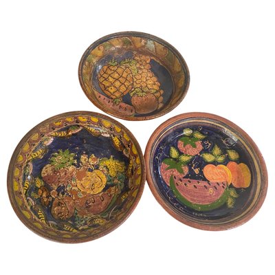 Faience Plates, Portugal, 20th Century, Set of 3-UR-1734471