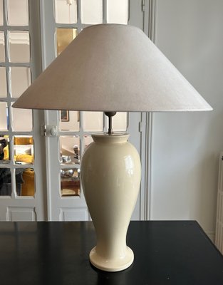 Faience Table Lamp from Luneville, 1980s-AVC-1786347