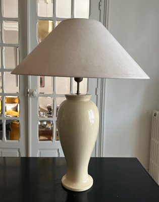 Faience Table Lamp from Luneville, 1980s-AVC-1786347