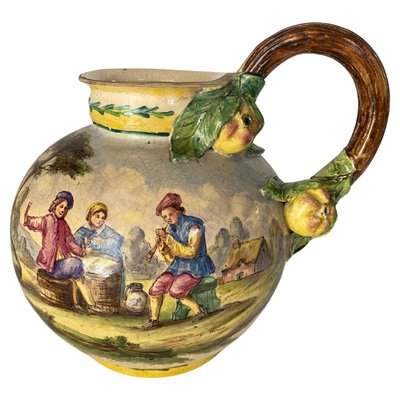 Faience Vase in Green, Red and Yellow with Lille Decor, 1757-UR-1704035