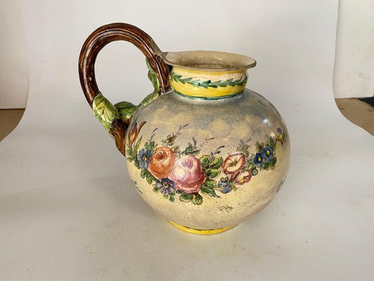 Faience Vase in Green, Red and Yellow with Lille Decor, 1757-UR-1704035