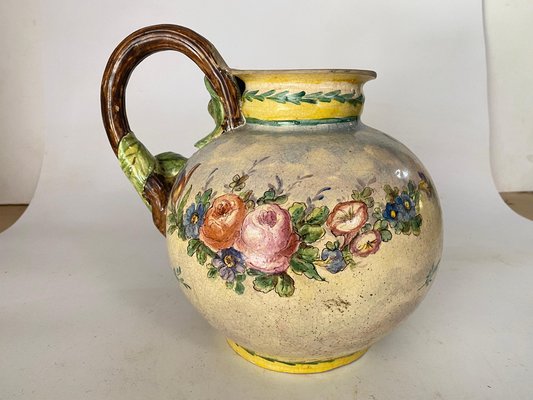 Faience Vase in Green, Red and Yellow with Lille Decor, 1757-UR-1704035