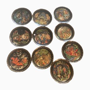 Fairy Tale Plates from Tiamex, 1990s, Set of 10-TEP-1329901