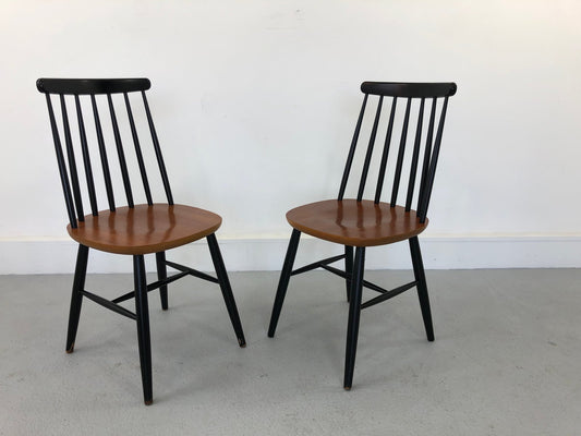 Fanett Chairs by Ilmari Tapiovaara, 1970s, Set of 2