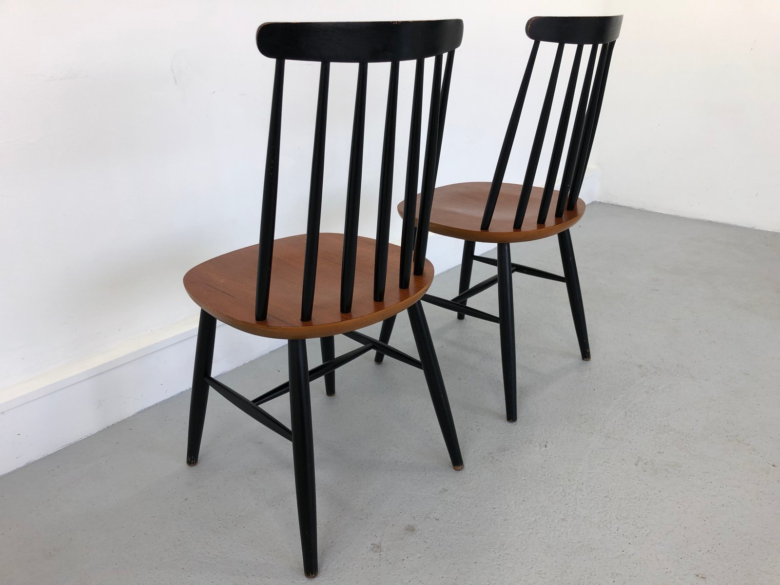 Fanett Chairs by Ilmari Tapiovaara, 1970s, Set of 2