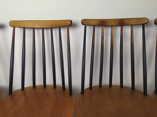 Fannett Dining Chairs by Ilmari Tapiovaara, Set of 6-EAD-1138813