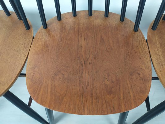 Fannett Dining Chairs by Ilmari Tapiovaara, Set of 6-EAD-1138813