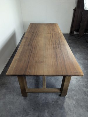 Farm Table in Oak with Mango Top-HLV-2024389