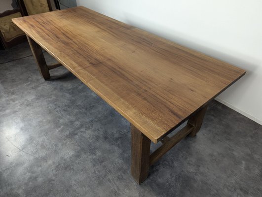 Farm Table in Oak with Mango Top-HLV-2024389