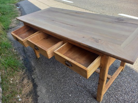 Farm Table with Drawers, 1930s-TUK-2042957