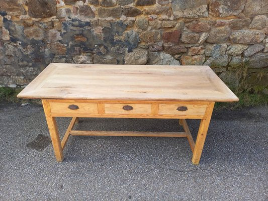 Farm Table with Drawers, 1930s-TUK-2042957