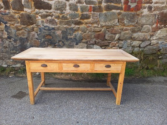 Farm Table with Drawers, 1930s-TUK-2042957