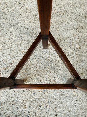 Farmhouse Barstool on Tripod Legs, 1930s-OJT-1794578